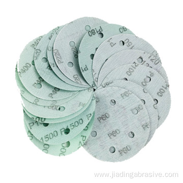 sanding disc 150mm green film abrasive sandpaper